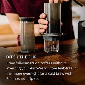 img 1 attached to ☕ Fellow Prismo Attachment - Enhance AeroPress Coffee Maker for Brewing Espresso-Style and No-Drip Immersion Coffees with Reusable Metal Filter