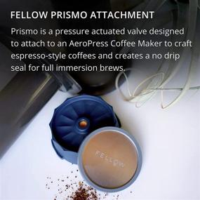 img 3 attached to ☕ Присоединение к AeroPress Fellow Prismo - повышает степень представительности кофе-машины для заваривания эспрессо и безпротекающего варенья с металлическим фильтром, который можно использовать многократно.