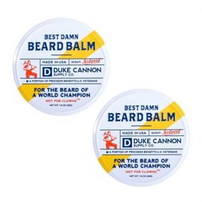 img 2 attached to 🧔 Duke Cannon Supply Co. Best Beard Balm: Redwood Scent (2 Pack), 1.6oz – Premium Men's Grooming Product