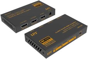 img 4 attached to 🔌 ViewHD UHD1X2S: 1x2 HDMI Splitter with 4K to 1080P Downscaler, 4K@60Hz, HDR & Dolby Vision, HDCP 2.2 - Buy Now