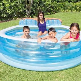 img 3 attached to Intex 57190NP Family Lounge Pool: Spacious Swim Centre for Ultimate Relaxation in 224 x 216 x 76 cm