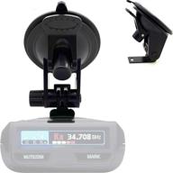 🚗 chargercity super suction cup mount for uniden r series & dfr series radar detectors - perfect for car & truck windshields (excluding unlisted models) logo
