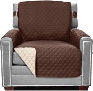 reversible slipcover furniture protector chocolate logo