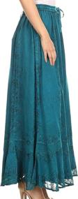 img 1 attached to 👗 Sakkas SK16319: Стильные регулируемые вышитые юбки для женской одежды