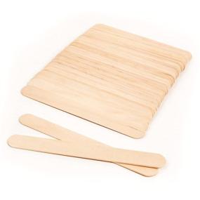 img 3 attached to 🪵 JJ Autumn Premium Birch Wood Wax Applicator Sticks - Natural Wooden Spatulas for Effortless Hair Removal with Hard and Soft Wax (50 pcs Large - 50 pcs Small)