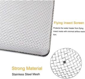 img 1 attached to 🐞 Wadoy Защитная сетка от насекомых для RV: Защитите ваш кемпер с помощью надежной нержавеющей стальной сетки (2.8'' x 1.3'')