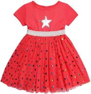 danichins girls tutu dress: stunning 👗 layered tulle sparkle dress for glamorous girls logo