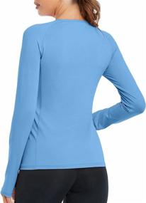 img 3 attached to 🏋️ VUTRU Women's Workout Long Sleeves T-Shirts: Breathable Running Shirt with Thumbhole | Sports Yoga Tops