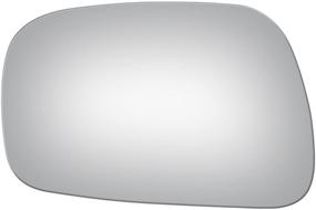 img 1 attached to 🔍 Flat Driver Side Mirror Glass Replacement (Mount Not Included) for USA Built 2002-2006 Toyota Camry - FITMENT LIST - Parts Link #: TO1323144