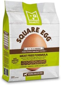 img 1 attached to 🐶 SquarePet Square Egg Dry Dog Food: Gentle Kibble Structure, Whey Protein & Amino Acids for Easily Digestible Nutrition. Ideal for Senior Dogs (19.8lbs)