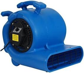 img 2 attached to 💨 Efficient 3-Speed 3/4HP 3000CFM Air Mover Floor Carpet Dryers (Blue)