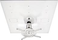 🔧 amrdcp100kit adjustable drop ceiling projector mount, 2 x 2 ft, easy suspended installation, white finish logo