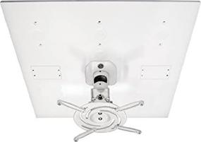 img 4 attached to 🔧 AMRDCP100KIT Adjustable Drop Ceiling Projector Mount, 2 x 2 ft, Easy Suspended Installation, White Finish
