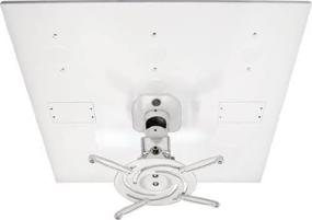 img 2 attached to 🔧 AMRDCP100KIT Adjustable Drop Ceiling Projector Mount, 2 x 2 ft, Easy Suspended Installation, White Finish
