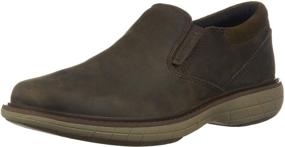 img 4 attached to Merrell Men's World Vue Black Loafers & Slip-Ons