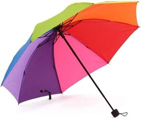 img 3 attached to Tinsow Lightweight Collapsible Tri-Fold Umbrella
