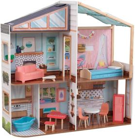 img 4 attached to Enchanting KidKraft Magnetic Makeover Dollhouse: A Perfect Playtime Haven for Creative Kids