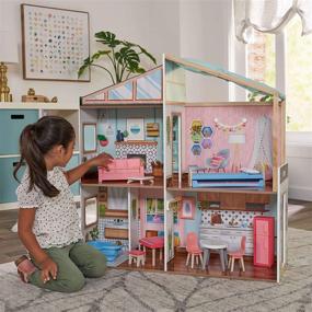 img 3 attached to Enchanting KidKraft Magnetic Makeover Dollhouse: A Perfect Playtime Haven for Creative Kids