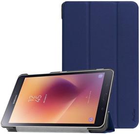 img 4 attached to 📱 ProCase Galaxy Tab A 8.0 2017 T380 T385 Case - Slim Light Smart Cover Stand for 8.0 inch Galaxy Tab A Tablet 2017 T380 T385 (Navy)