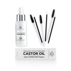 img 4 attached to 🌿 USDA Certified Organic Castor Oil for Natural Eyelash and Eyebrow Growth - Cold Pressed Serum for Hair Growth