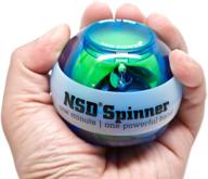 strengthen your forearms with the nsd power lit spinner gyroscopic exerciser - boosted by led light innovation logo