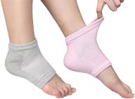 🧦 codream vented moisturizing socks: ultimate heel repair with spa gel treatment - 2 pairs logo