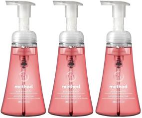 img 1 attached to Method Pink Grapefruit Foaming Hand Wash, 10oz, 3 Pack