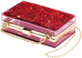 img 3 attached to Jevenis Transparent Sequins Cross Body Multicoloured Women's Handbags & Wallets and Crossbody Bags