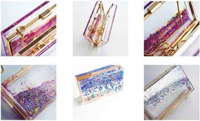 img 1 attached to Jevenis Transparent Sequins Cross Body Multicoloured Women's Handbags & Wallets and Crossbody Bags