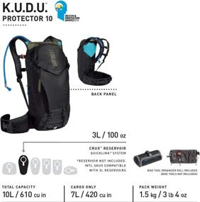 img 2 attached to CamelBak K.U.D.U. Protector 10 🎒 Hydration Pack (100oz): Ultimate Gear for adventurers