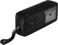 cm travel cable organizer case bag: portable accessory storage for laptop, mouse, power bank, usb, charger, and more! logo