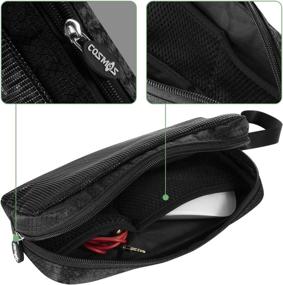 img 2 attached to CM Travel Cable Organizer Case Bag: Portable Accessory Storage for Laptop, Mouse, Power Bank, USB, Charger, and More!