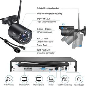 img 2 attached to ZOSI 1080P Wireless Security Camera System