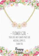 happy kisses flower girl necklace logo