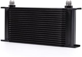img 3 attached to 🔥 Mishimoto MMOC-19BK Universal 19 Row Black Oil Cooler - Enhanced SEO