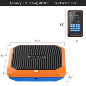 img 2 attached to 📦 Elitech SRL-100 HVAC Scale: Advanced 220 LB Lightweight Refrigerant Scale with Portable Hidden Remote and Touch Screen Display