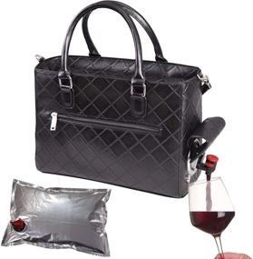 img 3 attached to 👜 Primeware Insulated Drink Purse: 3L Bladder Bag, Hot and Cold Storage, Portable Wine, Cocktails, and Beer Dispenser with PU Leather Finish