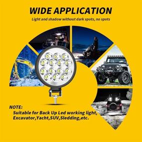 img 1 attached to 🚚 Enhanced Visibility: VEHICODE 3 Inch Slim Pods LED Fog Lights - Powerful Spot White Driving, Reverse & Work Light Bar Kit for Trucks, Jeeps, and Off-Road Adventure (2 Pack)