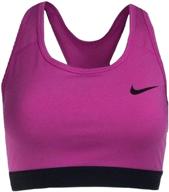 👙 maximize comfort and support with nike women's medium support non padded sports bra with band logo