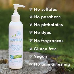 img 1 attached to Organic Baby Lotion: Gentle and Fragrance-Free Moisturizer for 👶 Sensitive Skin | With Aloe Vera, Coconut Oil, Shea Butter