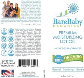 img 3 attached to Organic Baby Lotion: Gentle and Fragrance-Free Moisturizer for 👶 Sensitive Skin | With Aloe Vera, Coconut Oil, Shea Butter