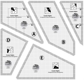 img 4 attached to 🎨 CGRMT7 Creative Grids Crazier Eights Template 5-Piece Set