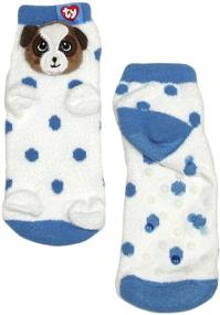 img 3 attached to 🧦 Cozy and Adorable Beanie Girls Plush Slipper Socks: Perfect Addition to Girls' Clothing Collection