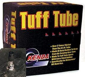 img 2 attached to 🏍️ Kenda 677052B8 Heavy Duty Motorcycle Tube - 100/100-18(400-18) TR-6 in Vibrant Red - Durable and Reliable