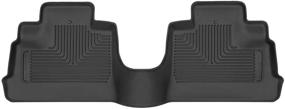 img 4 attached to 🚗 Husky Liners 53671: Премиум-коврик для второго ряда сидений для Jeep Wrangler 4 двери 2011-2018 - X-act Contour, черный