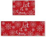 christmas snowflake absorbent 15 7x23 6in 15 7x47 2in logo