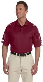 img 2 attached to Ultimate Comfort and Style: Adidas Climalite 3 Stripes A76 Black Men's Clothing and Shirts