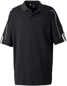 img 4 attached to Ultimate Comfort and Style: Adidas Climalite 3 Stripes A76 Black Men's Clothing and Shirts