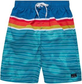 img 3 attached to 🩱 SEO-Optimized Tie Dye Boys' Big Chill Bathing Shorts in Swimwear