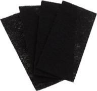 🔳 nispira activated carbon pre filter for holmes aer1 air purifier hapf30at hepa air filter - 9.5” x 4” x 0.25” (pack of 4 carbon filters) логотип